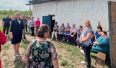 Екатерина Калегина встретилась с саракташцами