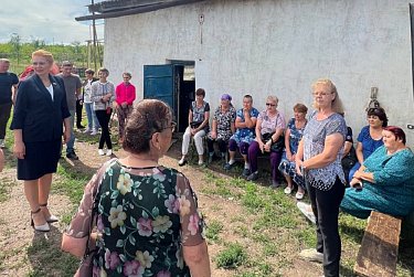 Екатерина Калегина встретилась с саракташцами