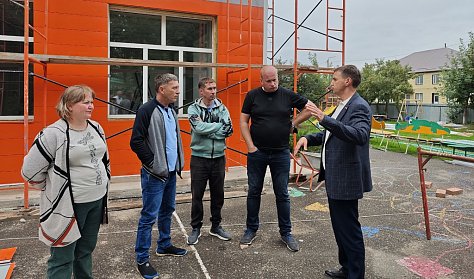 В детском саду «Березка» Сакмарского района идет капремонт