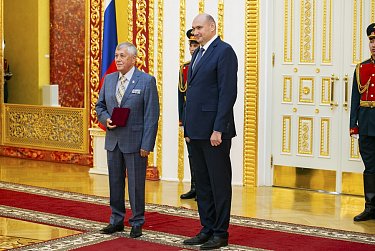 Золотой знак – за вклад в развитие ветеранского движения