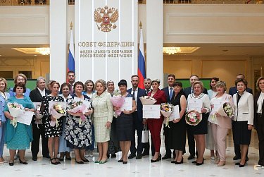 Оренбурженку чествовали в Москве