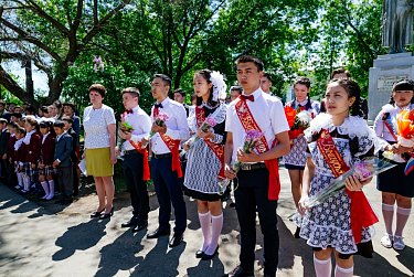 Последний звонок для димитровских школьников