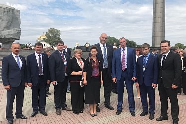 Дамир Фахрутдинов работает в Бресте в составе делегации молодых парламентариев 