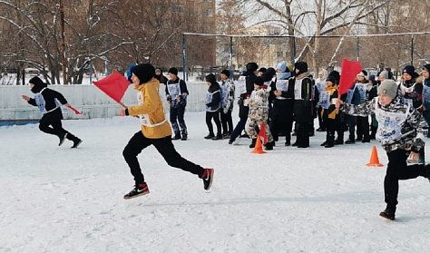 Соревнуются школьники