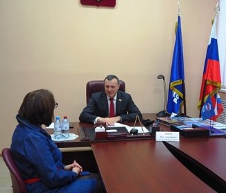 Прием граждан провел Олег Димов