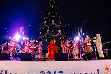 Открытие главного символа Нового года