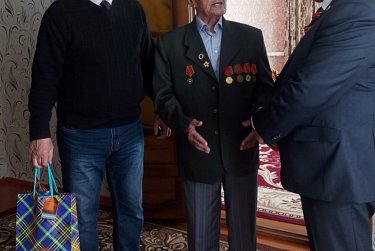 Ермек Алкулов в гостях у ветеранов