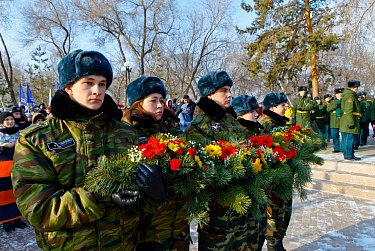 В Оренбурге почтили память героев Сталинграда