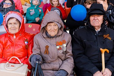 Оренбург встретил 79-ю годовщину Великой Победы