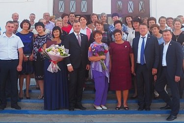 Олег Димов поздравил Городищенскую школу с полувековым юбилеем