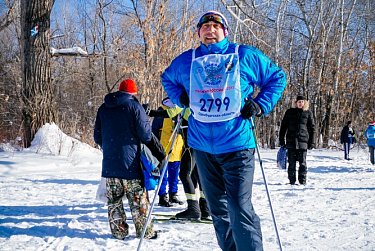 Оренбургские парламентарии на «Лыжне России»