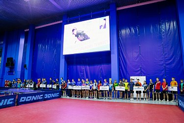 На Всероссийском турнире по настольному теннису