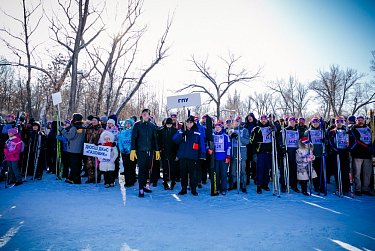 Оренбургские парламентарии на «Лыжне России»