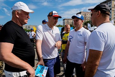 В Оренбурге состоялся традиционный заезд велосипедистов