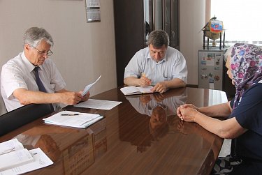 На встрече с жителями Александровского района