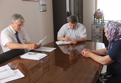 На встрече с жителями Александровского района