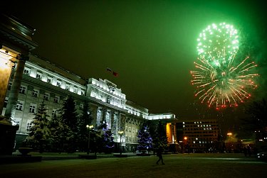 Открытие главного символа Нового года