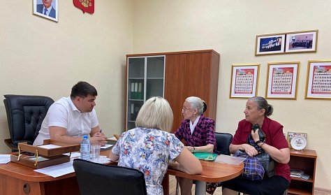 На личном приеме