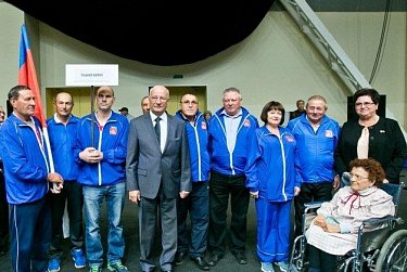 Ольга Хромушина приветствовала участников спартакиады «Спортивное долголетие»