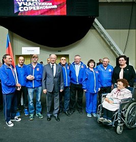 Ольга Хромушина приветствовала участников спартакиады «Спортивное долголетие»