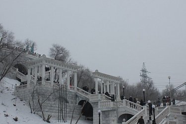 В областном центре торжественно открыли спуск к реке Урал