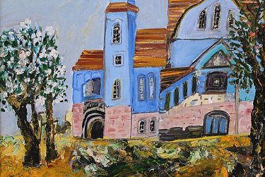 Сергей Романенко побывал на выставке работ Ларисы Нестеровой