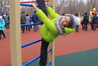 В Орске открыли обновленный парк Строителей