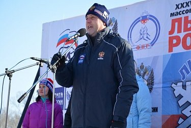Оренбургские парламентарии на «Лыжне России»