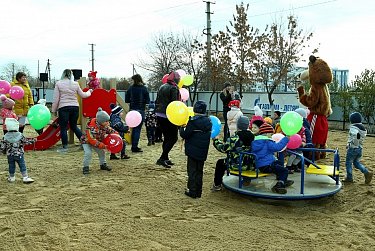 В селе Татищево открыта игровая площадка