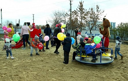 В селе Татищево открыта игровая площадка