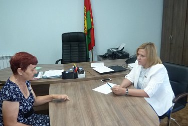 На встрече с жителями Шарлыка