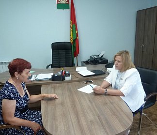 На встрече с жителями Шарлыка