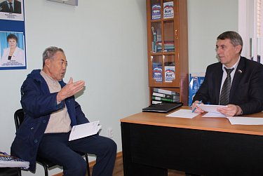 На приеме у Владимира Шевченко