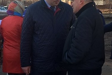 На встрече с горожанами