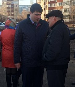 На встрече с горожанами