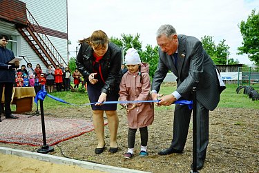 Игровая площадка для сельских ребят