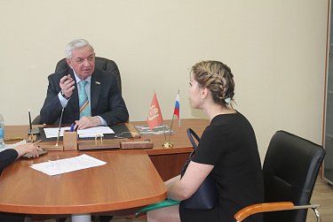 Евгений Сусоев провел прием граждан