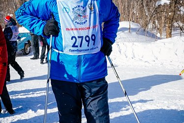 Оренбургские парламентарии на «Лыжне России»
