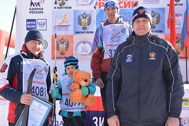 Оренбургские парламентарии на «Лыжне России»