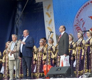 Владимир Новиков и Сергей Романенко побывали на фестивале «Русское поле» в Беляевке