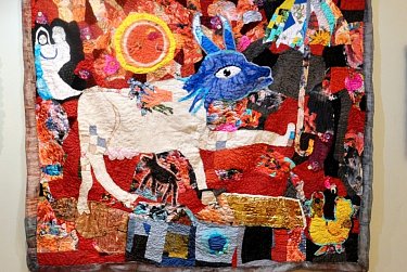 Сергей Романенко побывал на выставке работ Ларисы Нестеровой