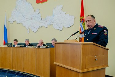 Депутаты заслушали отчет УМВД