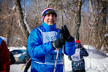 Оренбургские парламентарии на «Лыжне России»