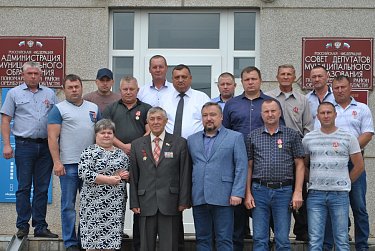 Ветеранам боевых действий вручили медали