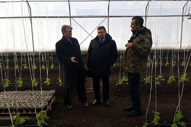 Александр Жарков на встрече с шарлычанами