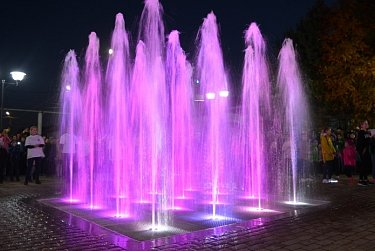 В Тоцком открыт светодинамический музыкальный фонтан