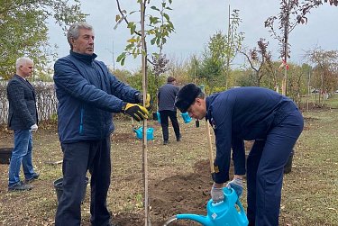 Депутаты вышли на субботник