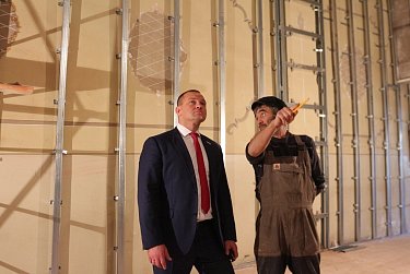       Сергей Салмин: «Все работы в селе Сухоречка строго соответствуют графику и будут завершены в срок» 