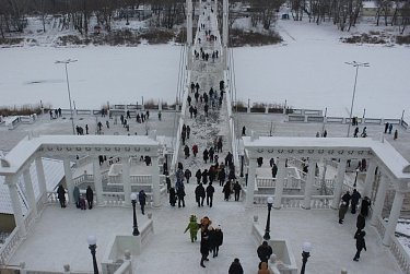 В областном центре торжественно открыли спуск к реке Урал