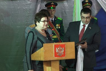 На празднике защитников страны